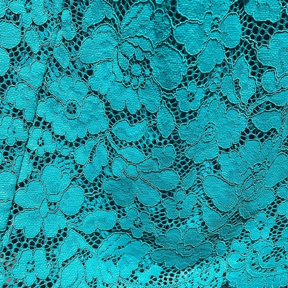 For Love & Lemons Creamsicle Lace Dress Victoria’s Secret Victoria SZ L teal - Picture 11 of 14